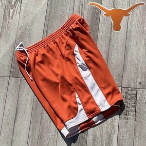 Mitchell & Ness Orange and White Athletic Shorts